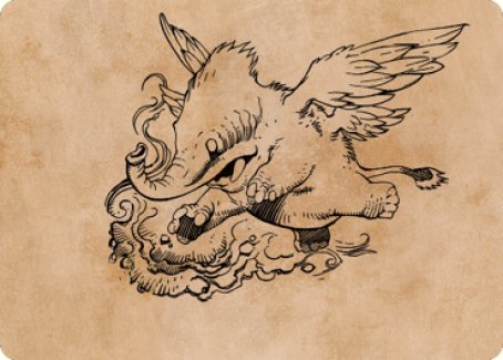 Lulu, Loyal Hollyphant Art Card (46) [Commander Legends: Battle for Baldur's Gate Art Series] | Devastation Store