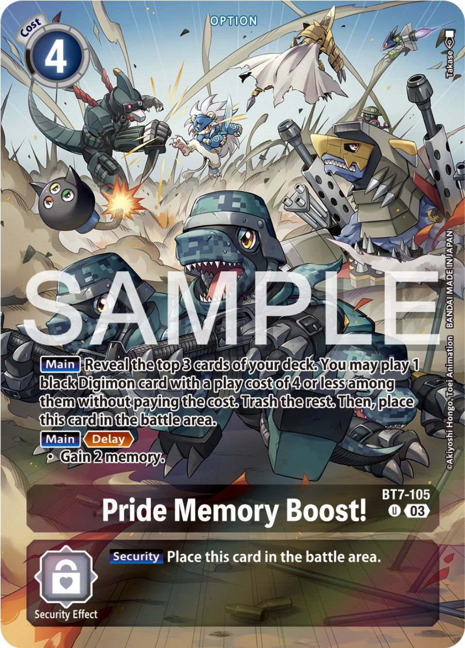 Pride Memory Boost! [BT7-105] (Reprint) [Starter Deck: Double Typhoon Advanced Deck Set] | Devastation Store