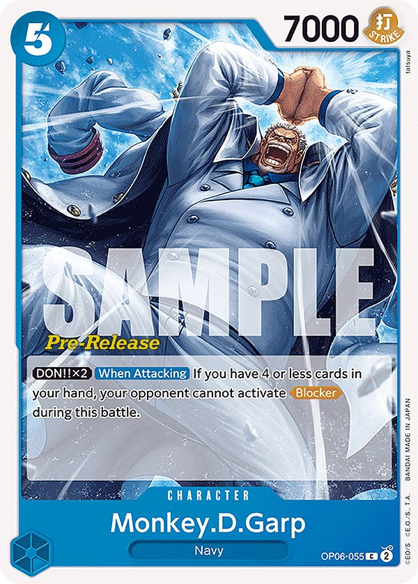 Monkey.D.Garp [Wings of the Captain Pre-Release Cards] | Devastation Store