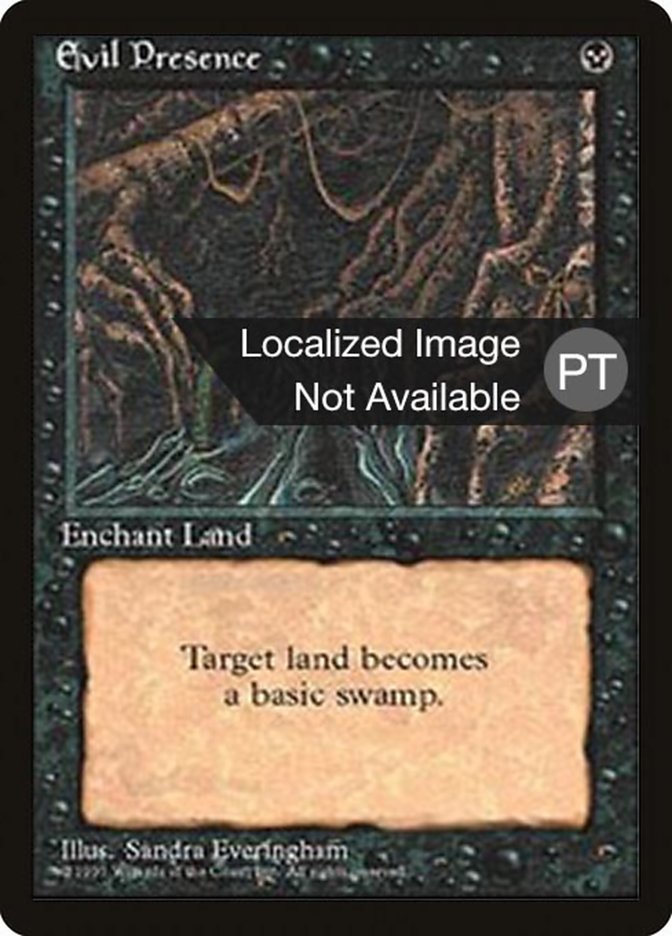Evil Presence [Fourth Edition (Foreign Black Border)] | Devastation Store