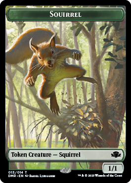 Squirrel Token [Dominaria Remastered Tokens] | Devastation Store