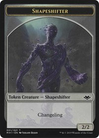 Shapeshifter (001) // Emblem - Serra the Benevolent (020) Double-sided Token [Modern Horizons Tokens] | Devastation Store