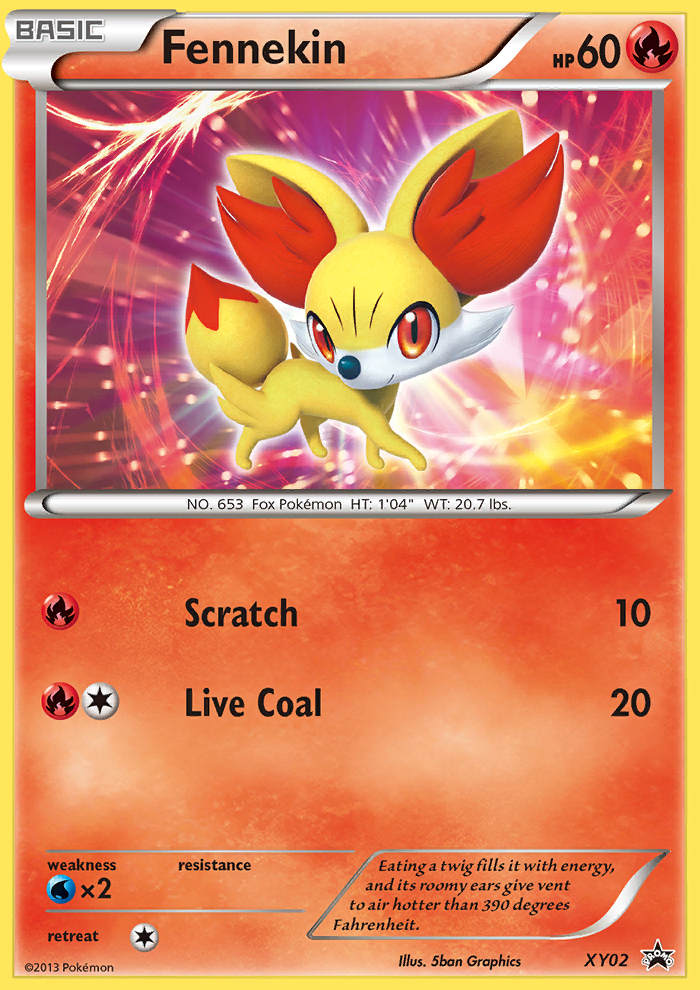 Fennekin (XY02) [XY: Black Star Promos] | Devastation Store