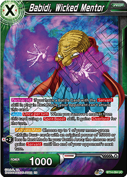 Babidi, Wicked Mentor (BT14-064) [Cross Spirits] | Devastation Store