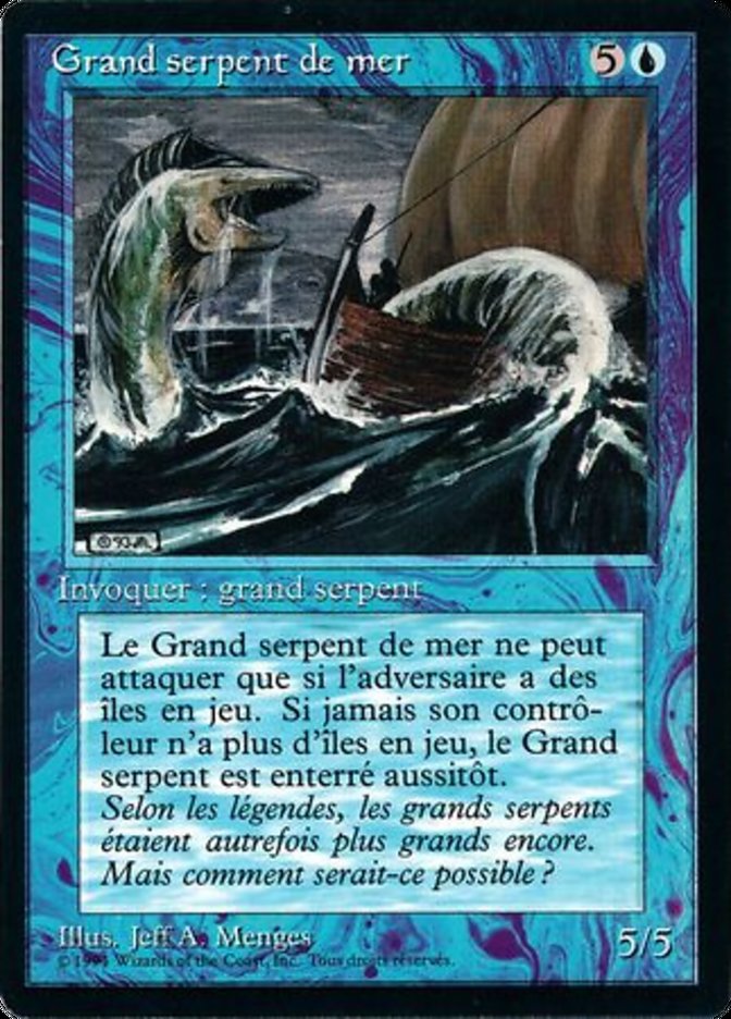 Sea Serpent [Foreign Black Border] | Devastation Store