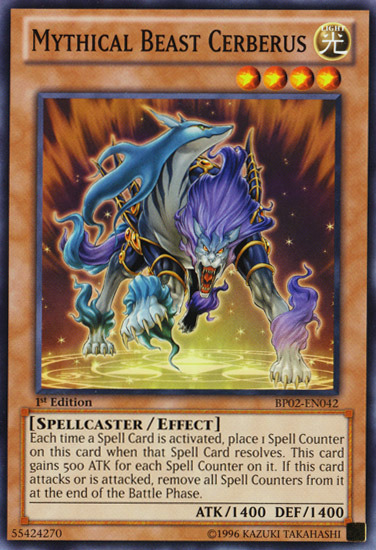 Mythical Beast Cerberus [BP02-EN042] Common | Devastation Store