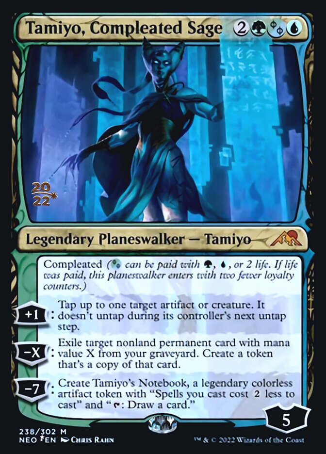 Tamiyo, Compleated Sage [Kamigawa: Neon Dynasty Prerelease Promos] | Devastation Store