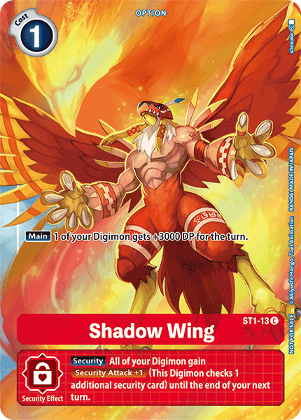 Shadow Wing [ST1-13] (Alternate Art) [Starter Deck: Gaia Red Promos] | Devastation Store