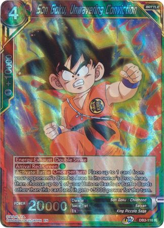 Son Goku, Unwavering Conviction [DB3-116] | Devastation Store