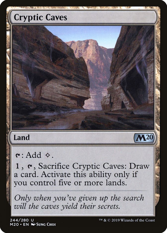 Cryptic Caves [Core Set 2020] | Devastation Store