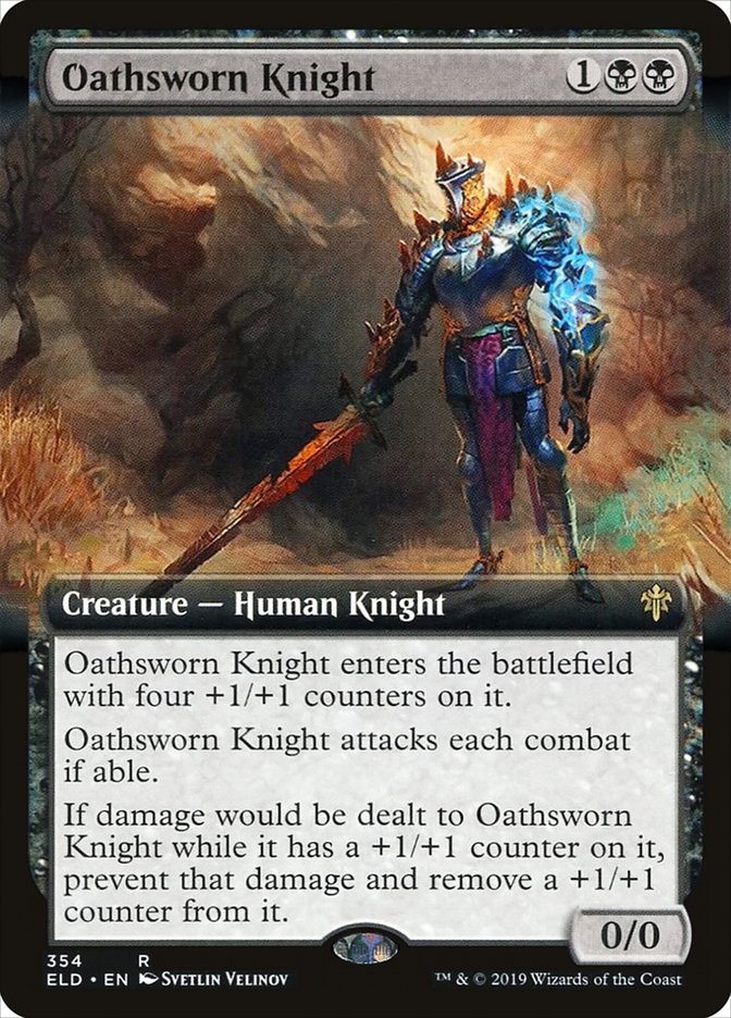 Oathsworn Knight (Extended) [Throne of Eldraine] | Devastation Store