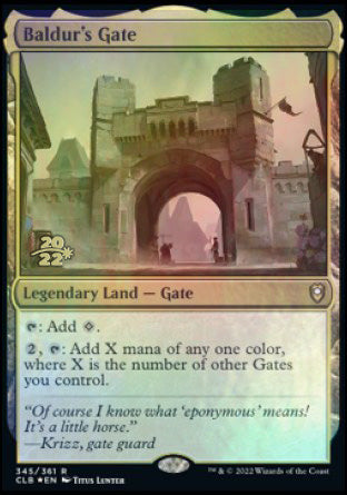 Baldur's Gate [Commander Legends: Battle for Baldur's Gate Prerelease Promos] | Devastation Store