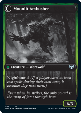 Oakshade Stalker // Moonlit Ambusher [Innistrad: Double Feature] | Devastation Store