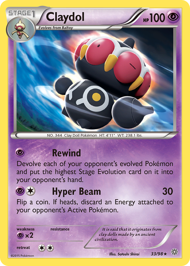 Claydol (33/98) [XY: Ancient Origins] | Devastation Store