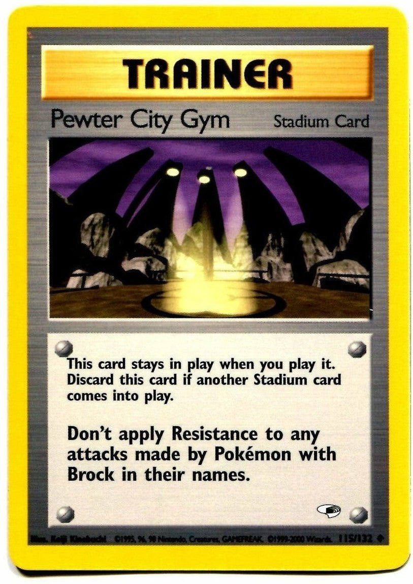 Pewter City Gym (115/132) [Gym Heroes Unlimited] | Devastation Store