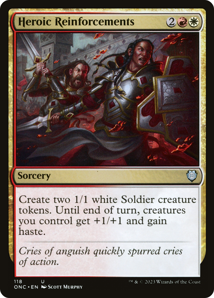 Heroic Reinforcements [Phyrexia: All Will Be One Commander] | Devastation Store