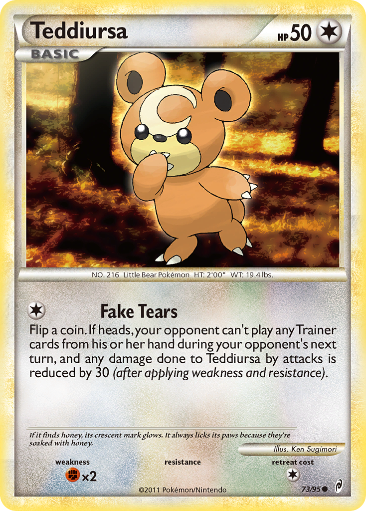 Teddiursa (73/95) [HeartGold & SoulSilver: Call of Legends] | Devastation Store