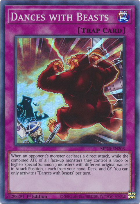 Dances with Beasts [MP20-EN203] Super Rare | Devastation Store