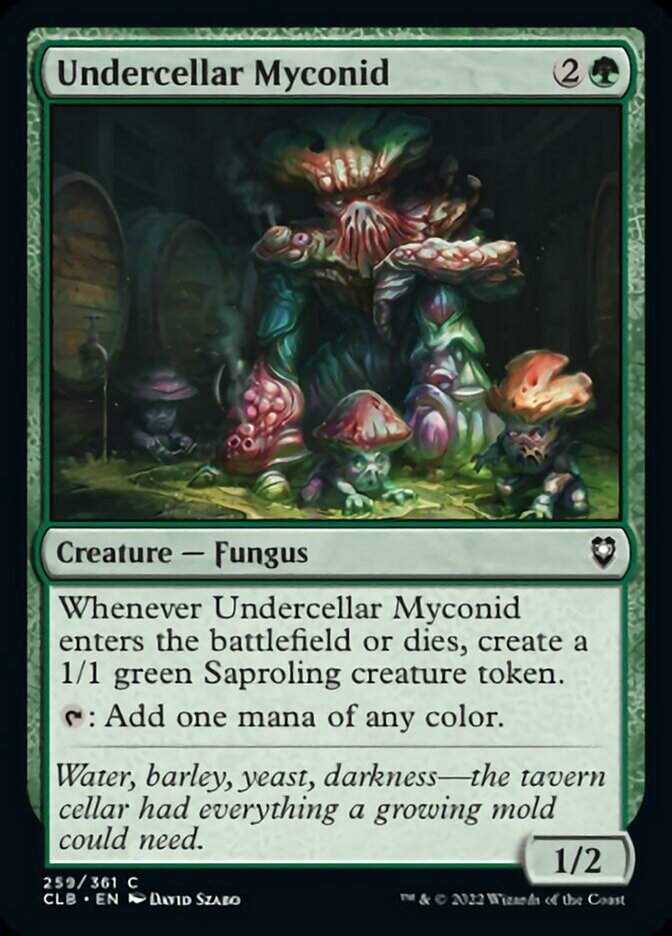 Undercellar Myconid [Commander Legends: Battle for Baldur's Gate] | Devastation Store