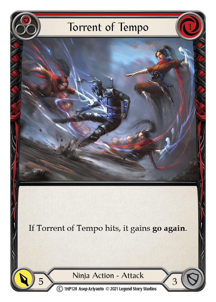 Torrent of Tempo (Red) [1HP128] | Devastation Store
