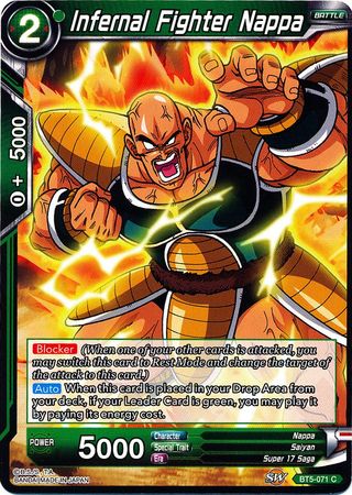 Infernal Fighter Nappa (BT5-071) [Miraculous Revival] | Devastation Store