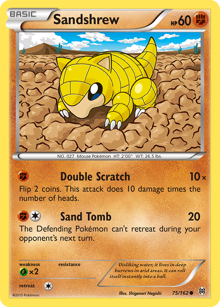 Sandshrew (75/162) [XY: BREAKthrough] | Devastation Store