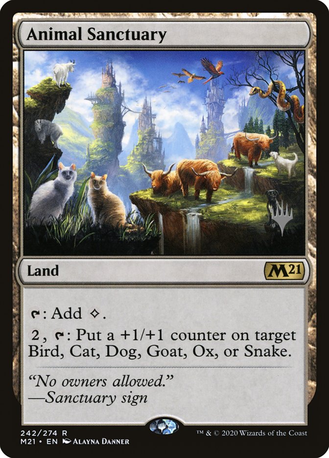 Animal Sanctuary (Promo Pack) [Core Set 2021 Promos] | Devastation Store