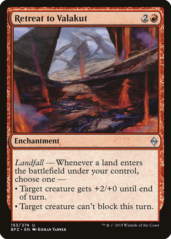 Retreat to Valakut [Battle for Zendikar] | Devastation Store