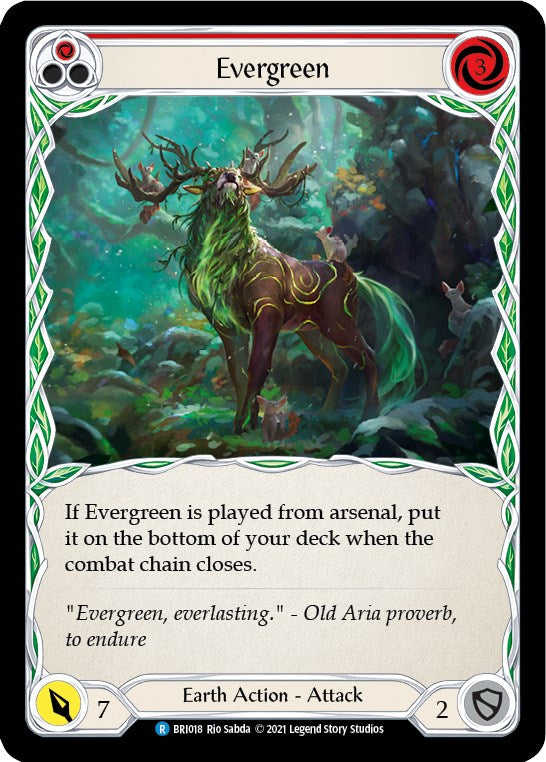Evergreen (Red) [BRI018] (Tales of Aria Briar Blitz Deck)  1st Edition Normal | Devastation Store