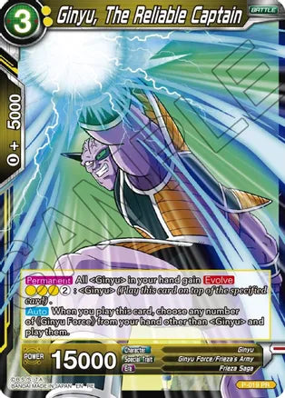 Ginyu, The Reliable Captain [P-019] | Devastation Store