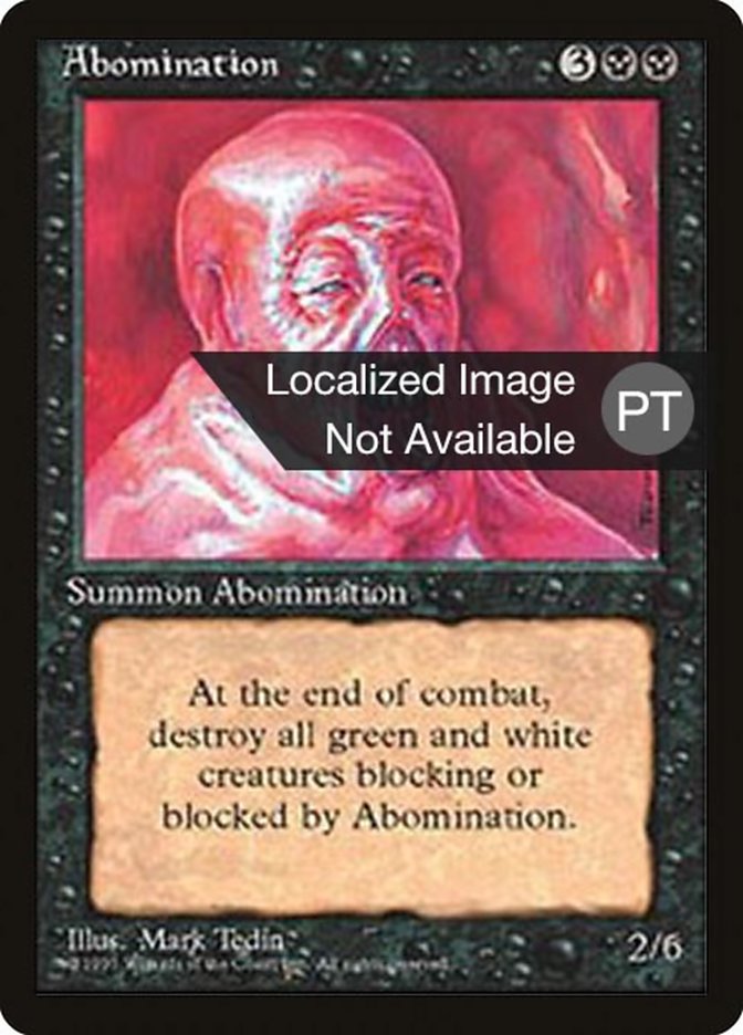 Abomination [Fourth Edition (Foreign Black Border)] | Devastation Store