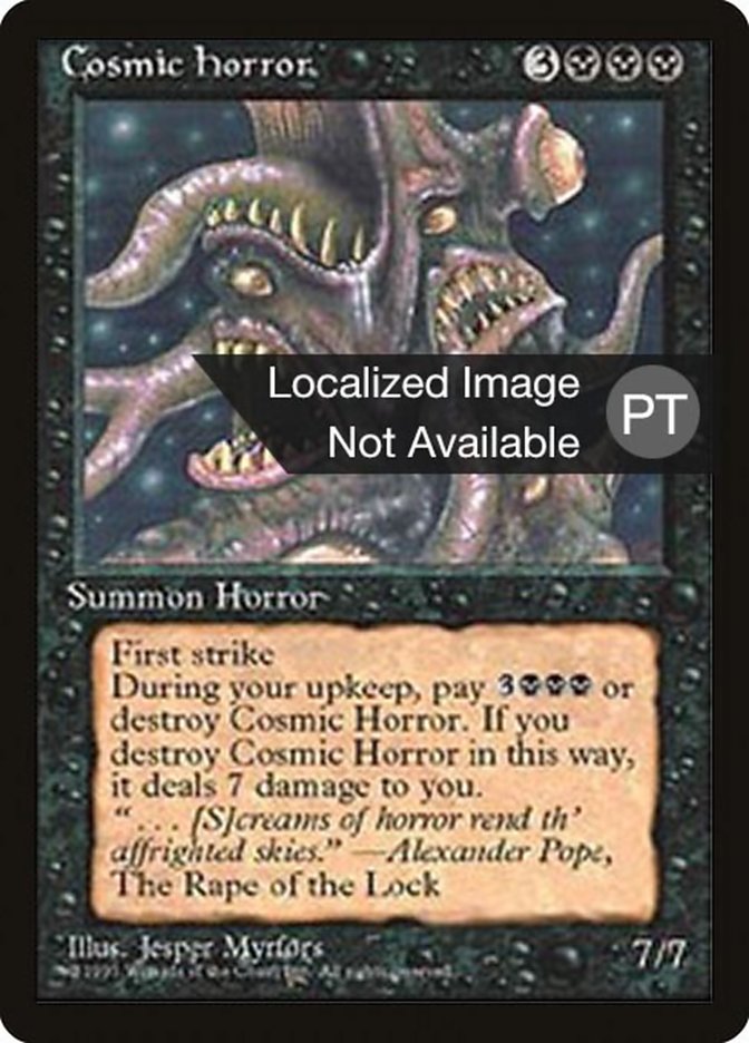 Cosmic Horror [Fourth Edition (Foreign Black Border)] | Devastation Store