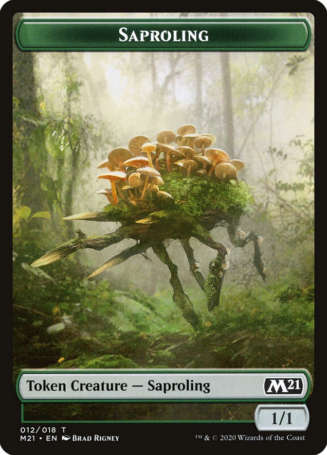 Saproling [Core Set 2021 Tokens] | Devastation Store