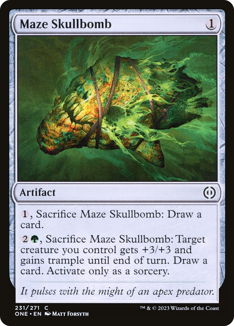Maze Skullbomb [Phyrexia: All Will Be One] | Devastation Store