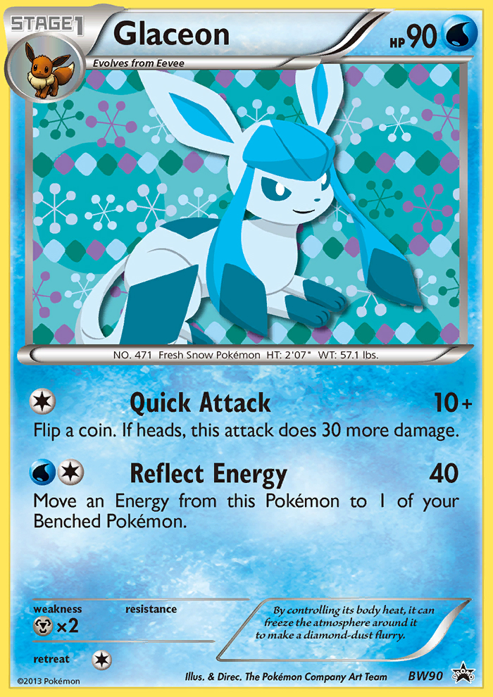 Glaceon (BW90) [Black & White: Black Star Promos] | Devastation Store