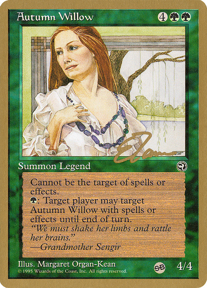 Autumn Willow (Eric Tam) (SB) [Pro Tour Collector Set] | Devastation Store