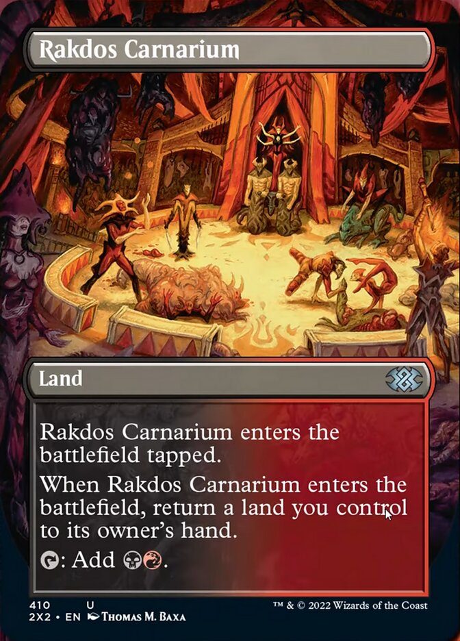 Rakdos Carnarium (Borderless Alternate Art) [Double Masters 2022] | Devastation Store
