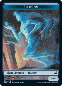 Illusion // Insect Double-sided Token [Zendikar Rising Tokens] | Devastation Store