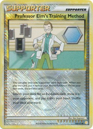 Professor Elm's Training Method (100/123) (League Promo) [HeartGold & SoulSilver: Base Set] | Devastation Store