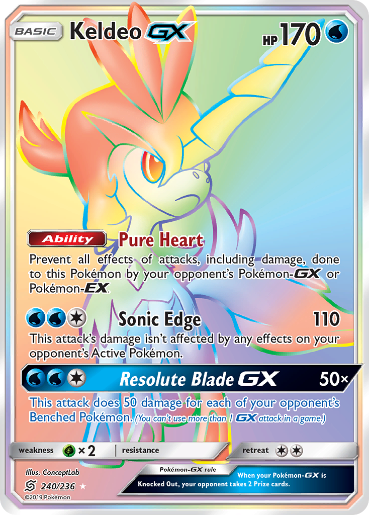 Keldeo GX (240/236) [Sun & Moon: Unified Minds] | Devastation Store