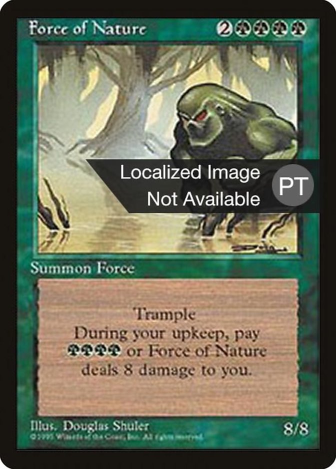 Force of Nature [Fourth Edition (Foreign Black Border)] | Devastation Store