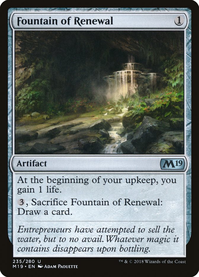 Fountain of Renewal [Core Set 2019] - Devastation Store | Devastation Store