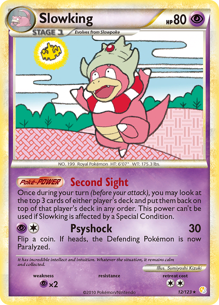 Slowking (12/123) [HeartGold & SoulSilver: Base Set] | Devastation Store