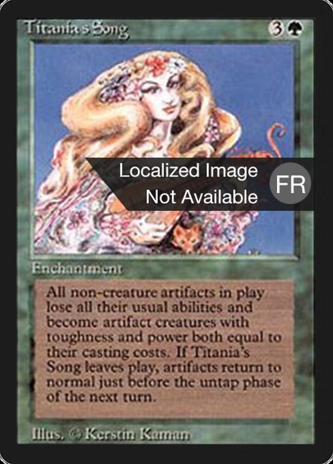 Titania's Song [Foreign Black Border] | Devastation Store