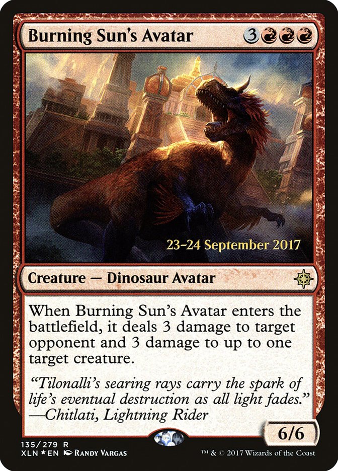 Burning Sun's Avatar  [Ixalan Prerelease Promos] - Devastation Store | Devastation Store