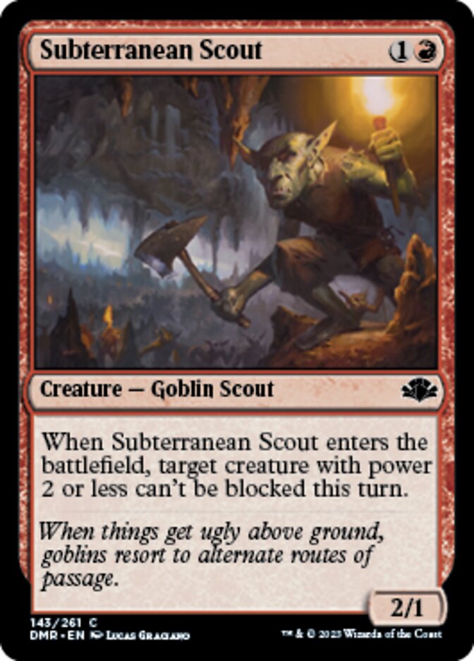 Subterranean Scout [Dominaria Remastered] | Devastation Store