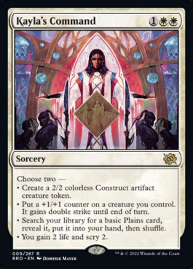 Kayla's Command (Promo Pack) [The Brothers' War Promos] | Devastation Store