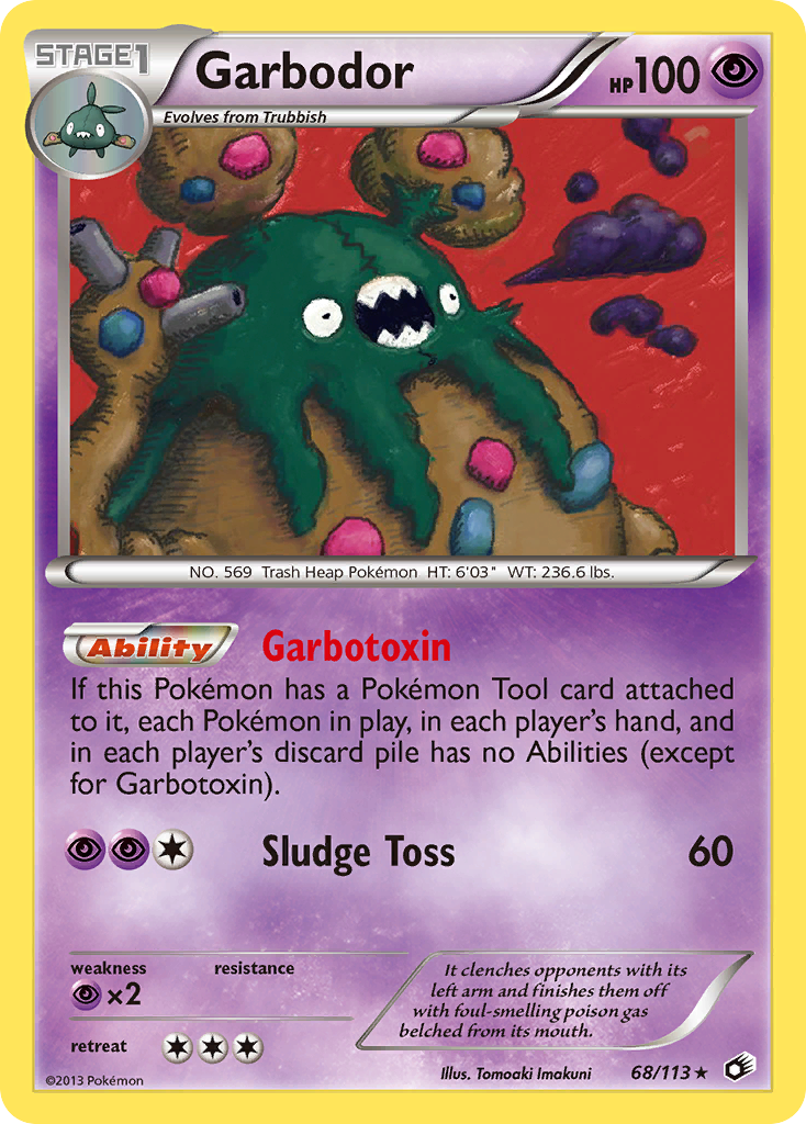 Garbodor (68/113) [Black & White: Legendary Treasures] | Devastation Store