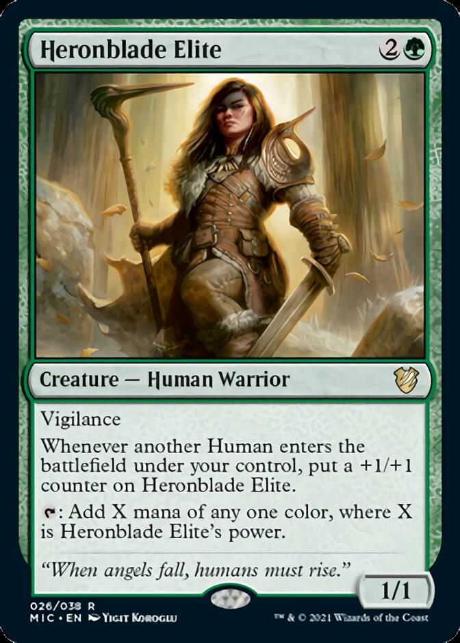 Heronblade Elite [Innistrad: Midnight Hunt Commander] | Devastation Store