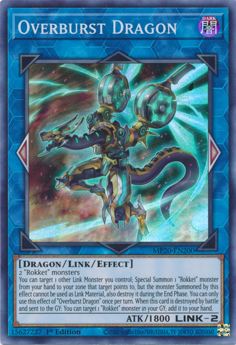 Overburst Dragon [MP20-EN200] Super Rare | Devastation Store